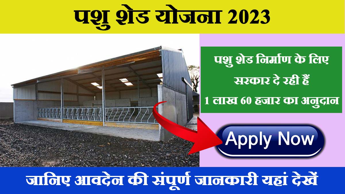 Mgnrega Pashu Shed Scheme 2023